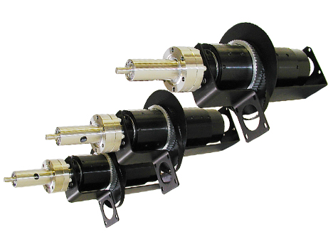 Pneumatically driven transporter with ceramic, hybrid bearings