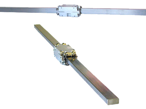 UHV linear guides